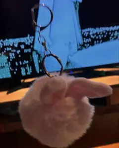うさぎ キーホルダー ピンク