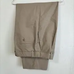 ユニクロ　　タックワイドパンツ　XL 　ベージュ　UNIQLO