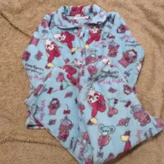 マイメロ フリース パジャマ 水色 もこもこ マイメロディ 110