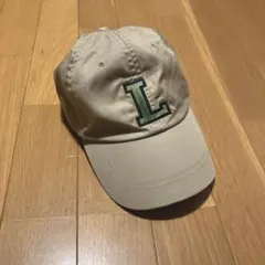 LACOSTE キャップ Lロゴ刺繍 ベージュ