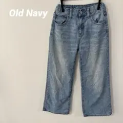美品✨️Old Navy ハイライズ ワイドレッグデニム 14 お出かけのサムネイル