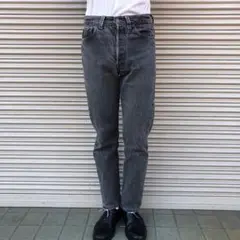 貴重 先染めブラック Levis 501 USA製 90s リーバイス ブラック