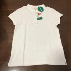 H&M ホワイト ポロシャツ 135/140