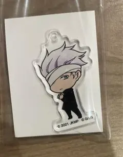 劇場版 呪術廻戦0 領域展開スクエア　五条 悟　デフォルメアクリルキーチェーン