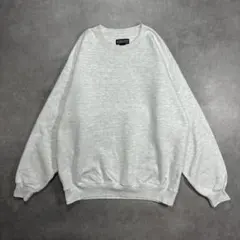 90sランズエンドグレー無地スウェットメキシコ製ヴィンテージLANDS'END