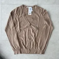 【新品】UNIQLO UVカットVネックカーディガン タグ付　S ベージュ