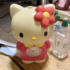 ハローキティ 置き時計 アラーム機能付き