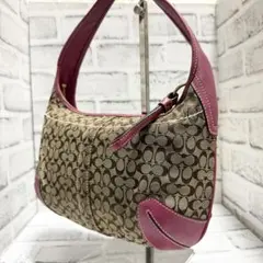 COACH✨elgo mini signature bag pink y2k