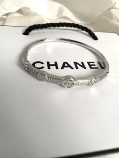 【雪だるま様専用】シャネルCHANEL シルバーバングル クリスタル