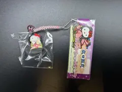 ご当地キティ根付け秋田限定 はろうきてぃの小野小町2007新品未使用未開封美品