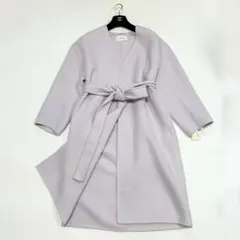 【新品タグ付き✨】フレイアイディー　ノーカラーリバーコート　0