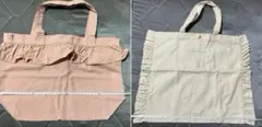 ほぼ新品未使用 バースデイ ママラク mamarakuトートバッグ ベージュのサムネイル