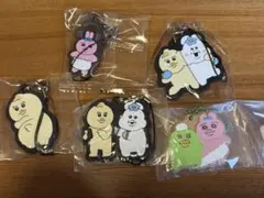 おぱんちゅうさぎ、んぽちゃむ、きみまろキーホルダー