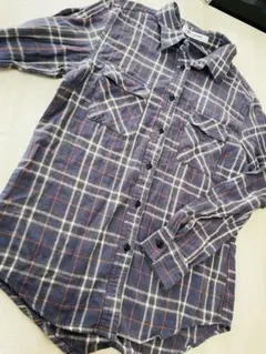 エムズエキサイト❤️チェック柄フランネル長袖シャツ❤️レディース秋冬M