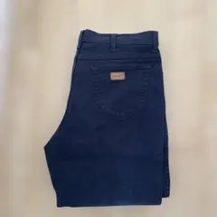Wrangler ダークブルー ストレートデニム