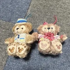 クマのカップル ぬいぐるみキーホルダー