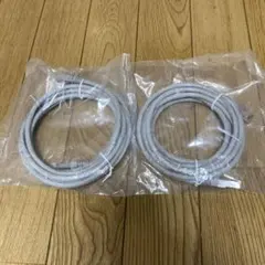 LANケーブル グレー 2本セット　5e