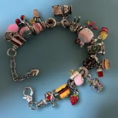 フードモチーフ チャームブレスレット