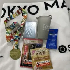 東京マラソン2026 ポンチョ　メダル　カップ　入浴剤　シート　/ウィグライプロ