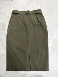 NATURAL BEAUTY BASIC タイトスカート XS カーキ