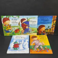 5冊セット 英語本 絵本 Harry and the Robots 他