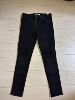 【美品】MOUUSSY ブラックスキニーデニム 25 定価15180円❕