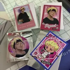 ブルーロック　ラウンドワン　士道龍聖　トレーディングカード　缶バッジ