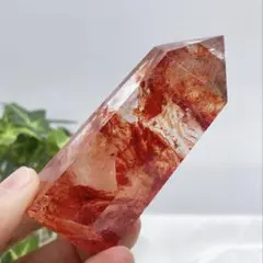 ファイヤークオーツポイント◆タワー◆六角柱