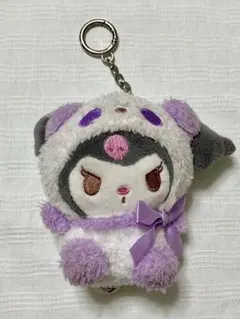 クロミ もこもこパンダ ぬいぐるみ キーホルダー