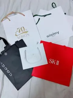 コスメブランド ショッパー 紙袋 6ブランド 計8つ セット