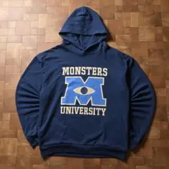 ど*こ様 TDR　モンスターズユニバーシティ　パーカー　ネイビー　東京ディズニー