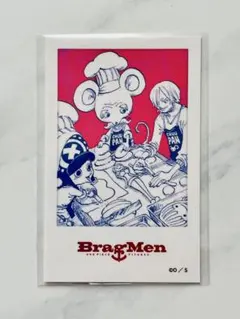 ワンピース　Bragmen チェキ風カード 兄弟盃 ルフィ サボ エース　三周年 ワンピース Bragmen チェキ風カード 兄弟盃 ルフィ サボ エース 三周年