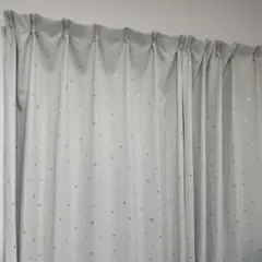星柄 カーテン グレー　ニトリ