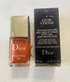 新品　Dior ネイルカラー オピュレントピンク 752 10ml 限定のサムネイル