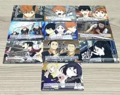 ハイキュー!! バボカ アクション キラカード 10枚セット 烏野高校