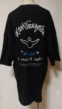 Mark Gonzales　バックプリント　ハーフジップ　半袖トレーナー