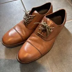 Cole Haan ストレートチップ レザーシューズ ブラウンのサムネイル
