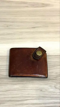 IL BISONTE 二つ折り財布 レザー ヌメ革のサムネイル