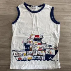 familiar 船のイラスト タンクトップ 120