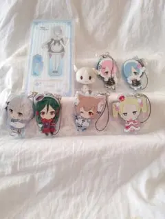 リゼロ　Re:ゼロから始める異世界生活　アクリルスタンド　ラバーストラップなど