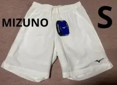 S ☆新品☆ ミズノ　Mizuno ハーフパンツ ホワイト 裏地メッシュ
