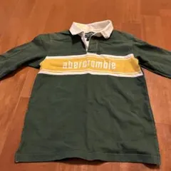 abercrombie ポロシャツ グリーン/イエロー
