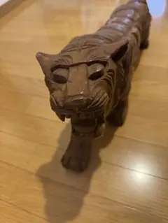 黒檀 聖獣 バロン インドネシア バリ島 仏教美術 木彫り 細密彫刻