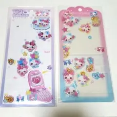 【まじかるみゅーちゃん】ドロップジェリーシール　平成はっぴーフォン