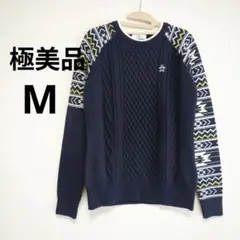 極美品✨Munsingwear マンシングウェア ゴルフ ニット 柄 M