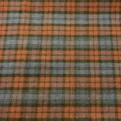 先染め生地（黒×紺×ボルドーのチェック柄ツイル）