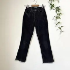 MISS.EDWIN JEANS ブラックストレートパンツ 29×32 日本製