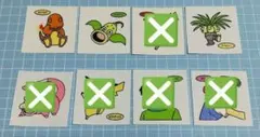 ポケモン デコキャラシール 8弾、10弾 5枚まとめて
