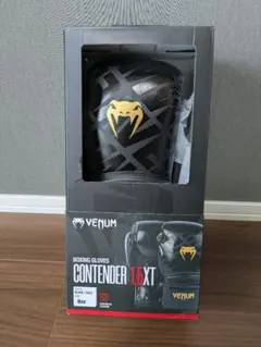 【未使用】Venum ボクシンググローブ 8ozオンス ブラック ゴールド黒 金のサムネイル