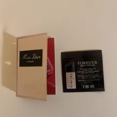 Miss Dior Essence/FOREVER SKIN WEARサンプル